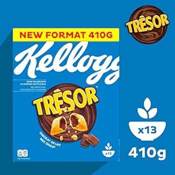 Kellogg's Tresor Milk Choco (1 x 410g) Crispy Breakfast Cereal